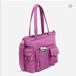 Vera Bradley Utility Tote Bag (Rich Orchid)